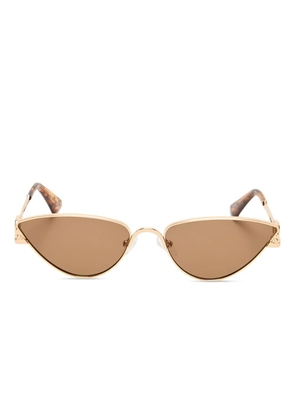 Le Specs geometric sunglasses - Brown