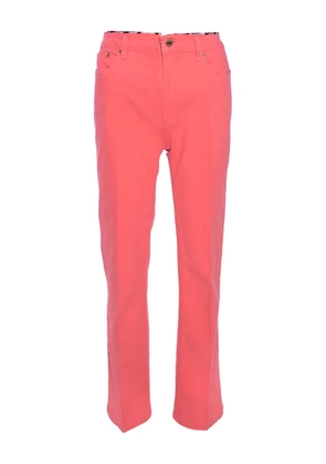 Roberto Cavalli Vintage pre-owned logo-plaque five-pocket trousers - Pink