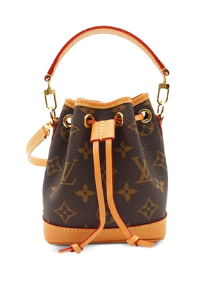 Louis Vuitton Pre-Owned 2021-2025 Monogram Nano Noe bucket bag - Brown