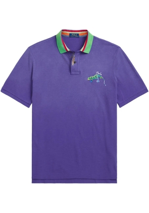Polo Ralph Lauren embroidered polo shirt - Purple