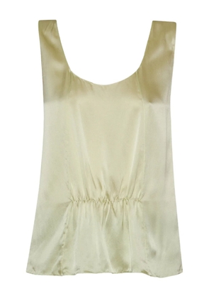 The Row Dinara gathered-detailed top - Green