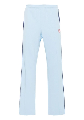 Casablanca logo-embroidered straight-leg track pants - Blue