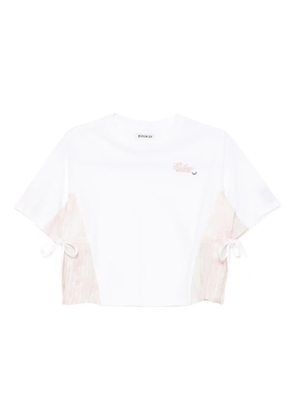Musium Div. patchwork T-shirt - White