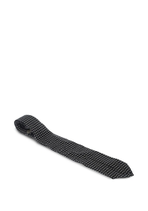 Giorgio Armani Pre-Owned patterned tie - Black