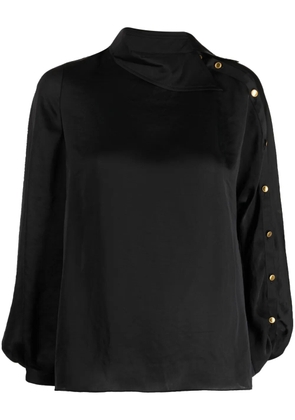 Kolor buttoned long-sleeve shirt - Black