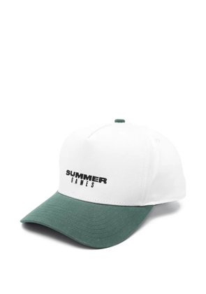 SUMMER GAMES logo-embroidered two-tone baseball cap - Neutrals
