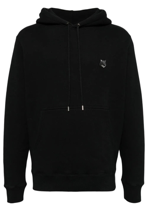 Maison Kitsuné signature fox motif hoodie - Black