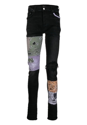 AMIRI Bandana Art jeans - Black