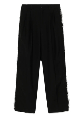 Noir Kei Ninomiya safety-pin trousers - Black