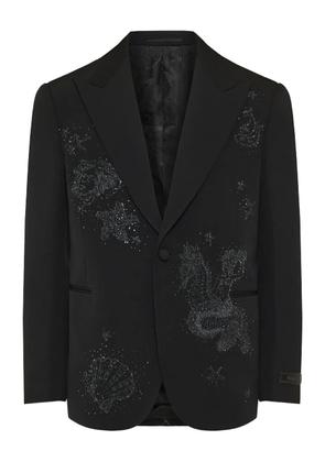 Versace Barocco Sea embroidered jacket - Black