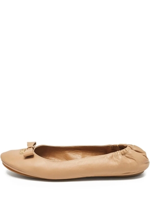 Fendi Pre-Owned leather ballet flats - Neutrals