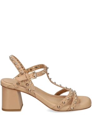 Ash Janice studded block-heel sandals - Neutrals