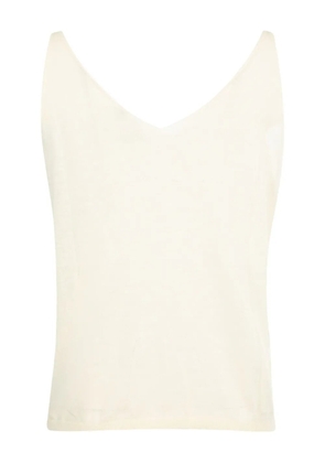 Deiji Studios V-neck knit top - White