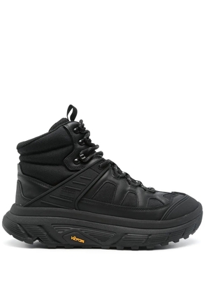 Tommy Jeans rubberised-logo boots - Black