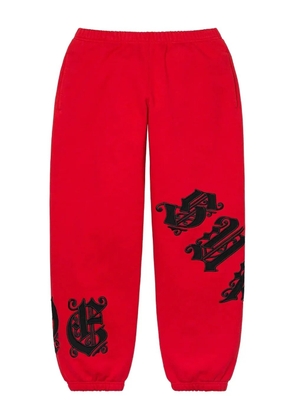 Supreme Old English wrap trackpants - Red
