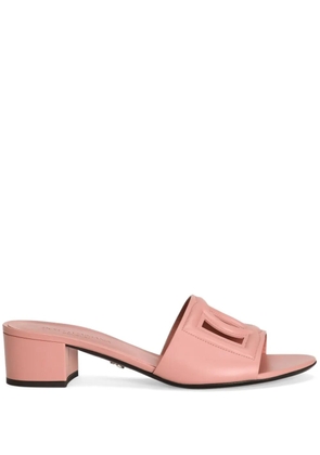 Dolce & Gabbana DNA 40mm Bianca sandals - Pink