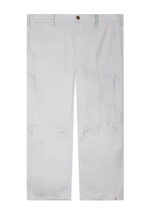 Marni cotton-blend trousers - White