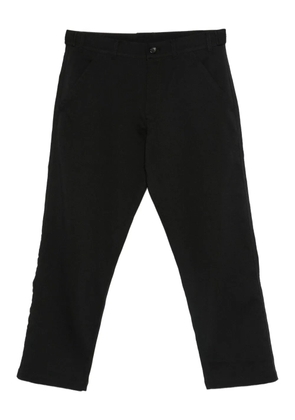 Comme Des Garçons Shirt button-fastening patch-pocket pants - Black