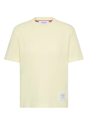 Thom Browne 4-Bar stripe-detail T-shirt - Yellow