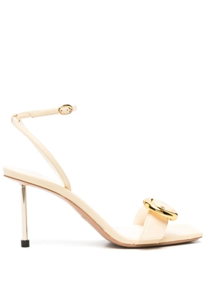 Jacquemus 100mm Les Sandales Regalo sandals - Neutrals