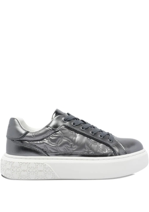 PINKO metallic platform sneakers - Grey