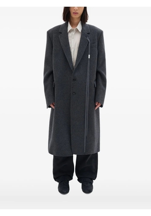 Ann Demeulemeester Viv single-breasted coat - Grey