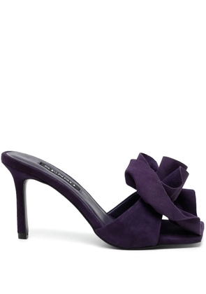 Senso Harlow 85mm floral-appliqué sandals - Purple