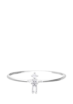 Little Ones Paris 18kt white gold Girl diamond ring - Silver