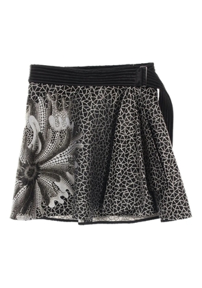 Louis Vuitton Pre-Owned x Yayoi Kusama 2010s flower-print mini skirt - Black