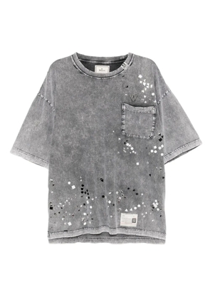 Maison MIHARA YASUHIRO geometric-embellished T-shirt - Grey