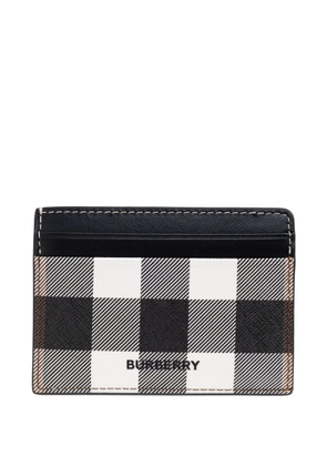 Burberry checked cardholder - Black