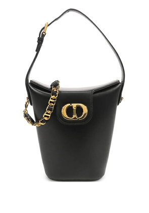 Christian Dior Pre-Owned 2021-2025 Mini Calfskin 30 Montaigne Amber Bucket Bag satchel - Black