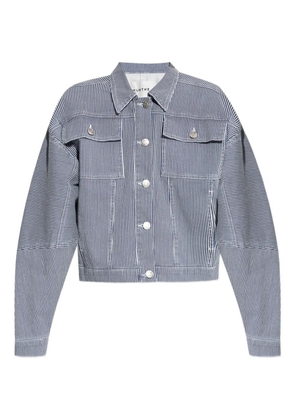 MUNTHE striped denim jacket - Blue