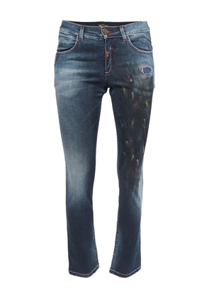 Roberto Cavalli Vintage distressed straight-leg jeans - Blue