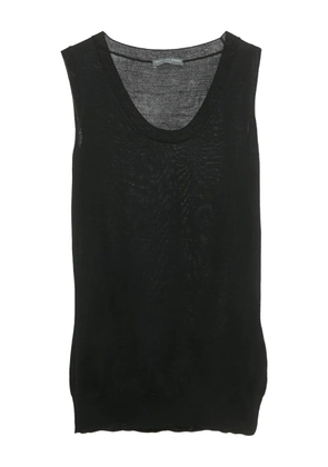 Alexander McQueen Pre-Owned scoop-neck tank top - Black