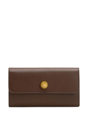 AMI Paris Carrousel Continental leather wallet - Brown