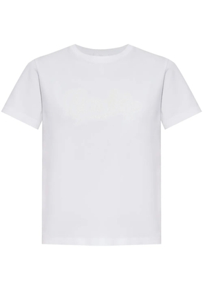 Moncler logo-embroidered T-shirt - White
