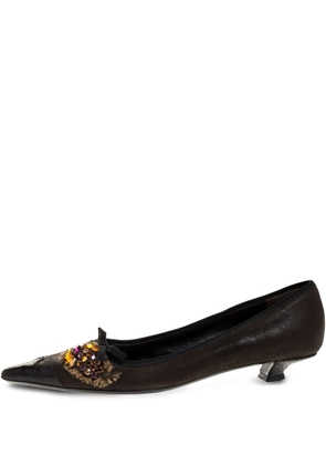 Prada Pre-Owned leather pumps - Brown