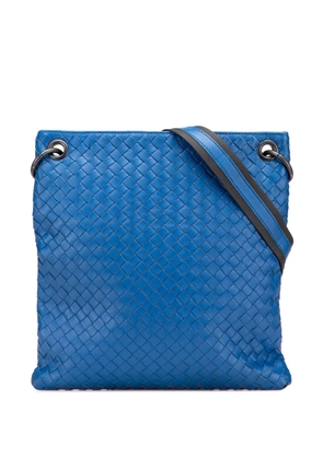Bottega Veneta Pre-Owned 2012-2025 Leather Intrecciato crossbody bag - Blue