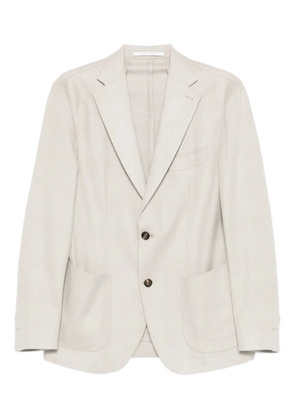 Eleventy patch-pocket single-breasted blazer - Green