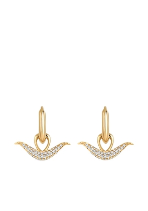 Dinny Hall 9K recycled gold Toro diamond earrings