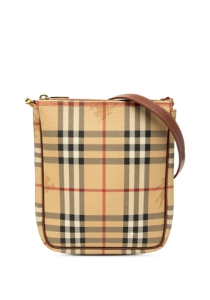 Burberry Pre-Owned 2000-2017 Haymarket Check Coated Canvas crossbody bag - Brown