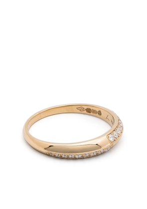 Lizzie Mandler Fine Jewelry 18kt yellow gold petite Crescent ring