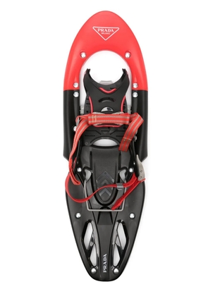 Prada logo-print colour-block snowshoes - Black