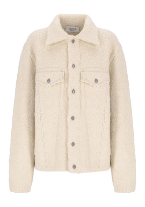 Laneus knitted buttoned jacket - Neutrals