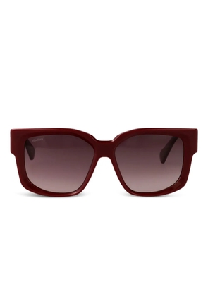 Max Mara Eyewear Glimpse square-frame sunglasses - Red