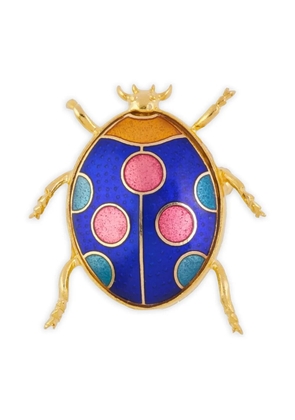 Susan Caplan Vintage 1980s ladybird-shaped brooch - Gold