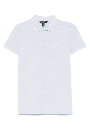 Lauren Ralph Lauren logo-embroidered polo top - Blue