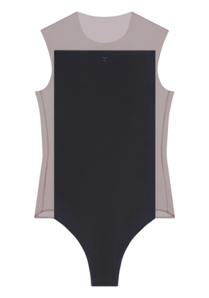 Courrèges Illusion bodysuit - Black