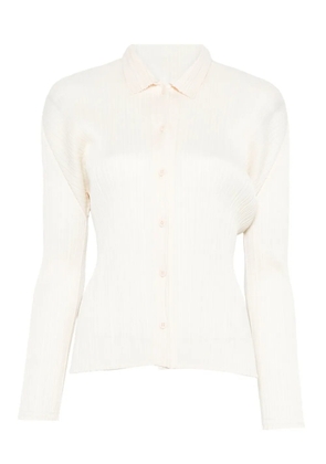 Pleats Please Issey Miyake Pleats shirt - White